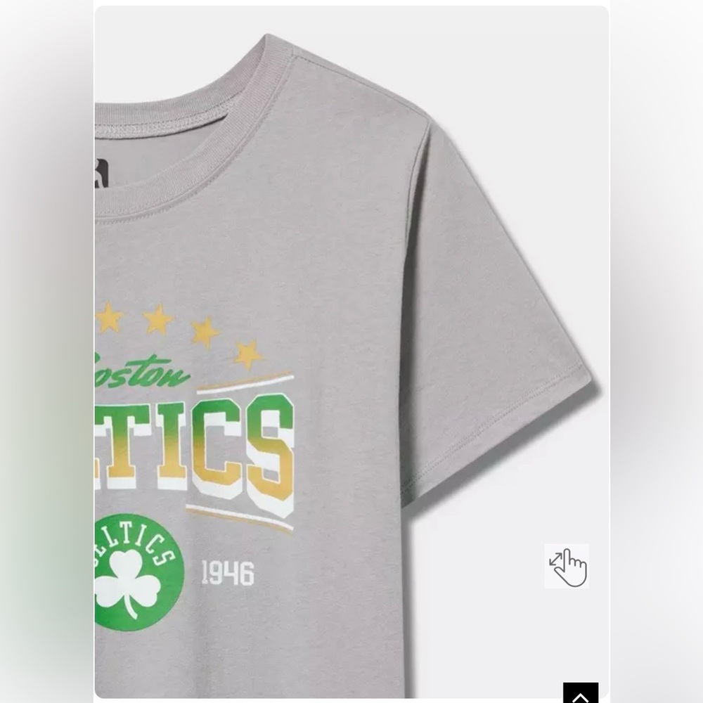 NWOT Torrid Boston Celtics Classic Fit Tee size 2 - Picture 4 of 8